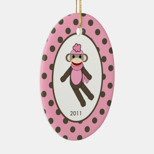 Aangepaste roze sokaap voor sierdoeleinden keramisch ornament (Rechts)