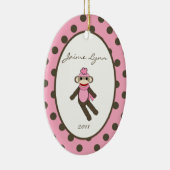 Aangepaste roze sokaap voor sierdoeleinden keramisch ornament (Rechts)