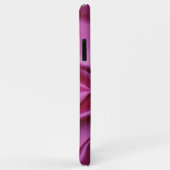 Aangepaste roze sprankelende diamanten hart patroo Case-Mate iPhone case (Achterkant/rechts)