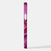 Aangepaste roze sprankelende diamanten hart patroo iPhone hoesje (Rechterkant)