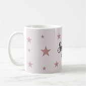 Aangepaste Roze Ster Mok – Gepersonaliseerd met Jo (Links)