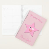 Aangepaste roze sterplank planner (Display)