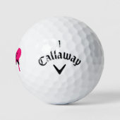 Aangepaste roze stiletto golfen koningin Callaway Golfballen (Logo)