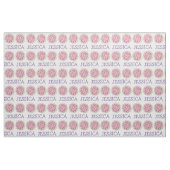 Aangepaste roze suikerkoekje met spruitjes stof (Fat Quarter)