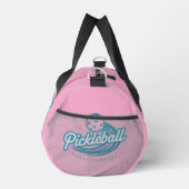Aangepaste Roze Teal Pickleball Sportstas Plunjezak (Rechts)