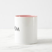 Aangepaste roze tweekleurige Mok (Center)