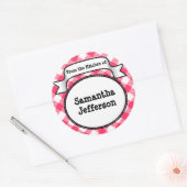 Aangepaste roze -Uit de keuken van potje- of label (Envelop)