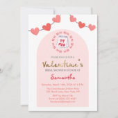 Aangepaste Roze Valentijnsdag Vrijgezellenfeest Pa Kaart (Voorkant)