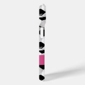 Aangepaste roze Voetbal Patroon Case-Mate iPhone Case (Achterkant / Rechts)