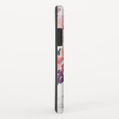 Aangepaste  roze Waterverf Floral Marble Case-Mate iPhone Case (Achterkant/rechts)