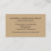 Aangepaste Roze Wit Goud Glitter Professional Visitekaartje (Achterkant)