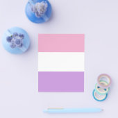 AANGEPASTE roze, witte en lavender brochure (Enkel)