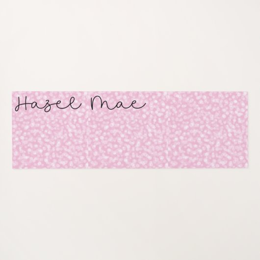 Aangepaste roze yogamat (Achterkant (horizontaal))
