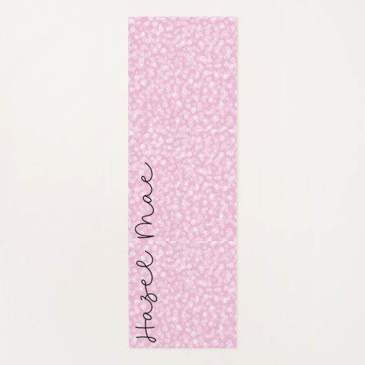 Aangepaste roze yogamat (Voorkant)