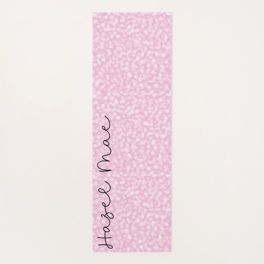 Aangepaste roze yogamat (Achterkant)