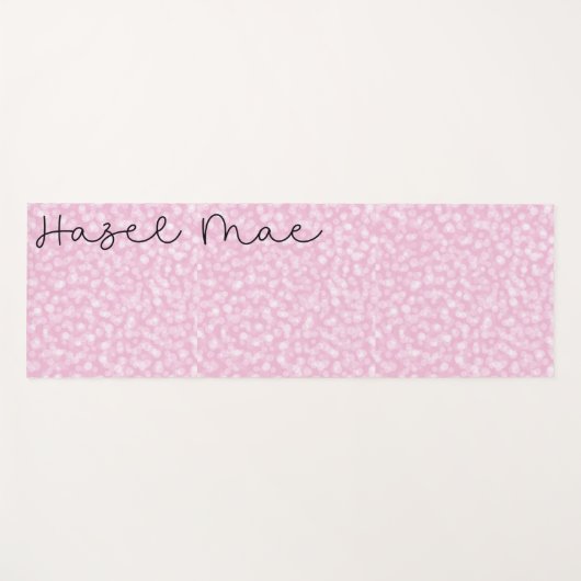 Aangepaste roze yogamat (Voorkant (horizontaal))