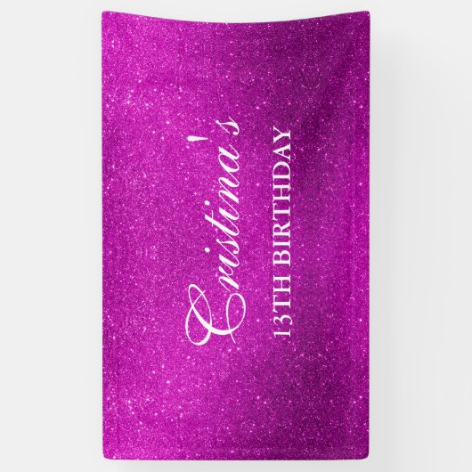 Aangepaste roze zolderdag banner (Verticaal)