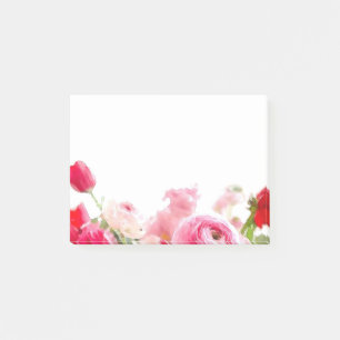 Aangepaste Rozen Bloemen Bloemen Bloemen Waterverf Post-it® Notes