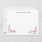 Aangepaste Rozen met handbediening,  Notitiekaartje (Voorkant)