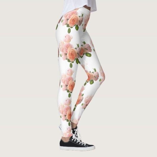 Aangepaste Rozen Modern Elegant Trendy Sjabloon Leggings