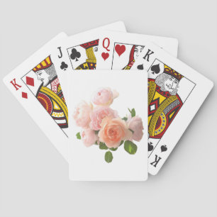 Aangepaste Rozen ontwerp Moderne elegante Sjabloon Pokerkaarten