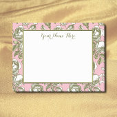 Aangepaste  Rozen op lichte roze Florale sticks Post-it® Notes