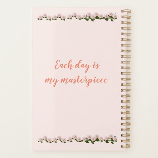 Aangepaste Rozen Planner (Achterkant)