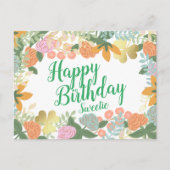 Aangepaste Rozen van de lente Briefkaart (Voorkant)