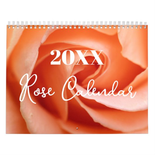 Aangepaste rozenkalender kalender (Hoes)