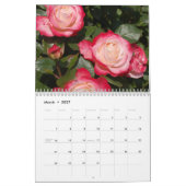 Aangepaste rozenkalender kalender (Mar 2027)