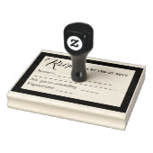 Aangepaste RSVP ANTWOORD bruiloft stempel - reacti (Stempel)