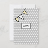 Aangepaste RSVP-kaart voor landenbruiloften Kaart (Voorkant)