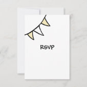 Aangepaste RSVP-kaart voor landenbruiloften Kaart (Voorkant)