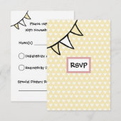 Aangepaste RSVP-kaart voor landenbruiloften Kaart (Voorkant / Achterkant)