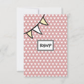 Aangepaste RSVP-kaart voor landenbruiloften Kaart (Voorkant)