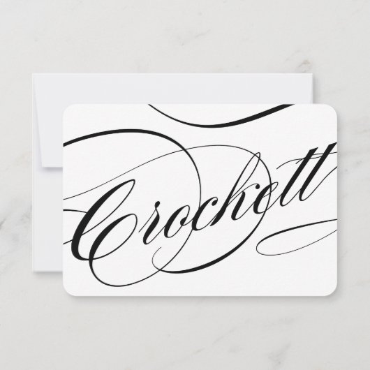 Aangepaste RSVP-kaarten RSVP Kaartje (Achterkant)