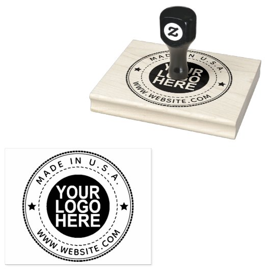 Aangepaste Rubber Stamp gemaakt in Land van herkom Rubberstempel (Gestempeld)