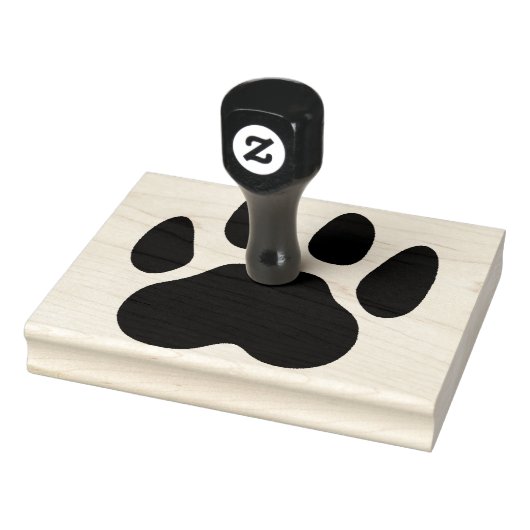 Aangepaste Rubber Stamp Paw Print Rubberstempel