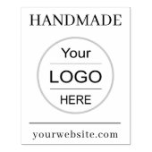 Aangepaste Rubber Stamp voor uw bedrijf Logo, Hand Rubberstempel (Afrduk)