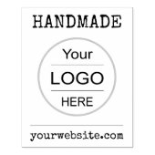 Aangepaste Rubber Stamp voor uw bedrijf Logo, Hand Rubberstempel (Afrduk)