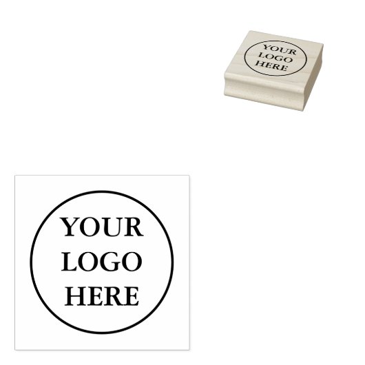 Aangepaste rubberen logo stempel (Gestempeld)