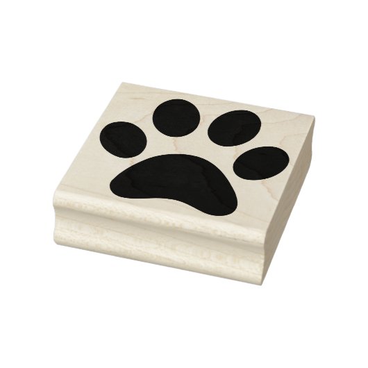 Aangepaste rubberen stempel inkt grote hondenpoten (Stempel)