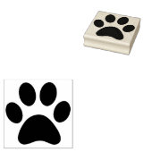 Aangepaste rubberen stempel inkt grote hondenpoten (Gestempeld)
