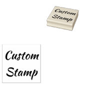 Aangepaste rubberen stempel, jouw tekst toevoegen, rubberstempel (Gestempeld)