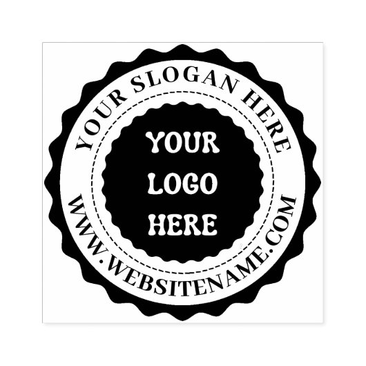 Aangepaste rubberen stempel met uw zakelijke Logo (Afrduk)