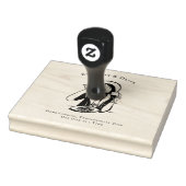 Aangepaste rubberen stempel voor foodbloggers (Stempel)
