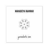 Aangepaste rubberen stempels Business Pre-Inked Ro (Design)