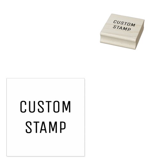 Aangepaste rubberstempel, logo-stempel, merkteken  rubberstempel (Gestempeld)