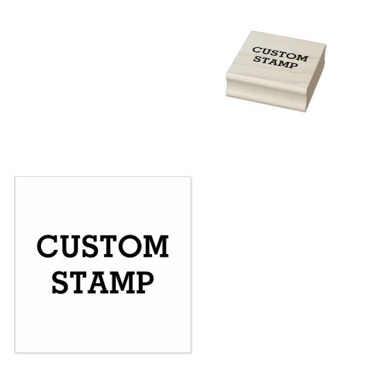 Aangepaste rubberstempel, logo-stempel, merkteken rubberstempel (Gestempeld)