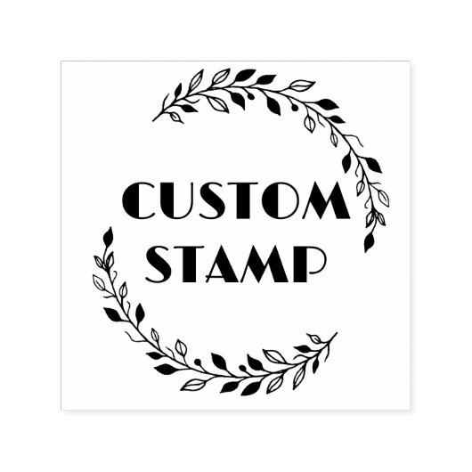 Aangepaste rubberstempel, logo-stempel, merkteken zelfinktende stempel (Design)